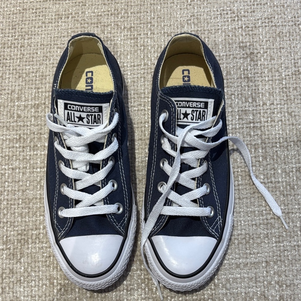 Converse Navy and White